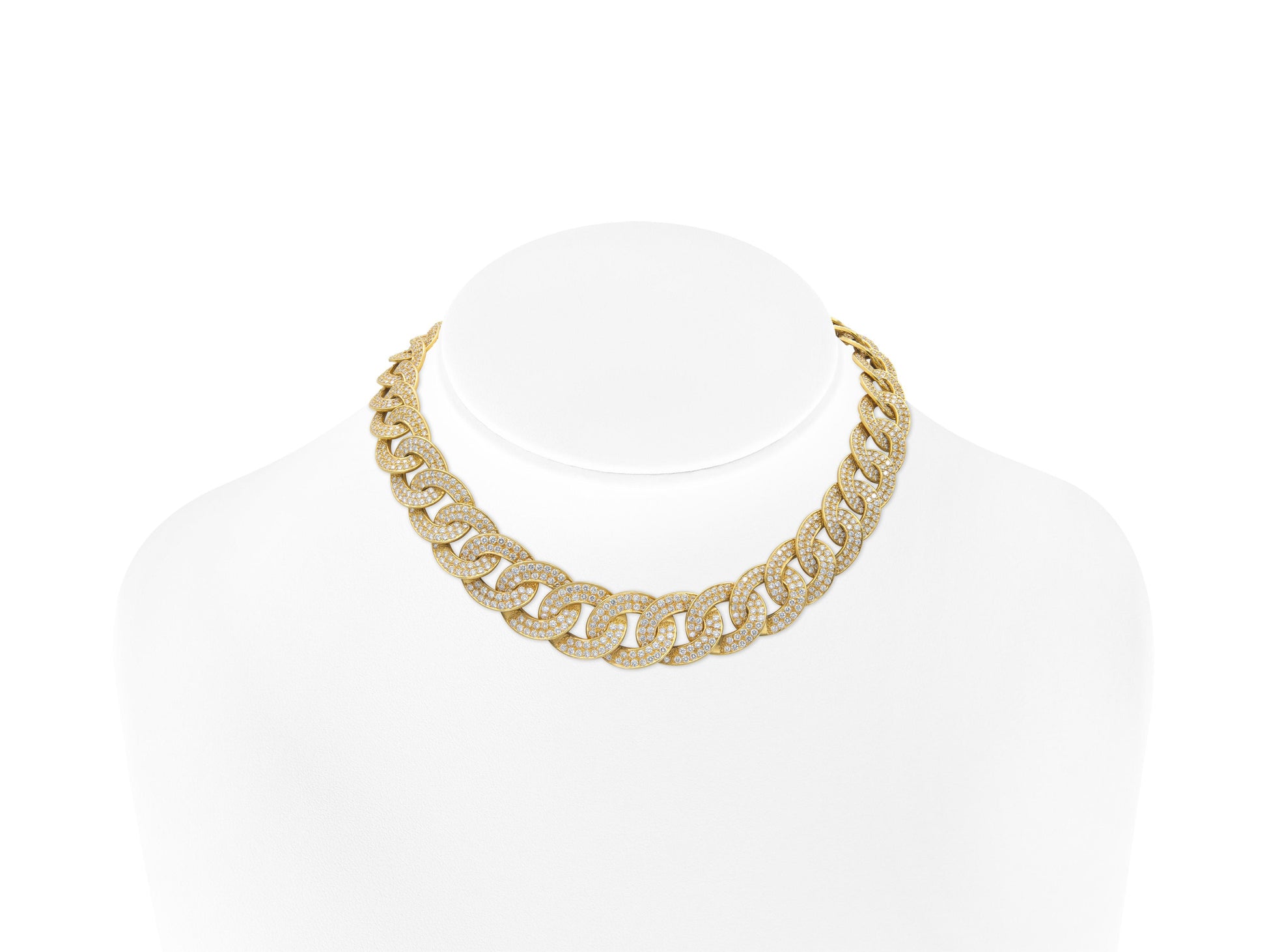 Vintage 1960s Van Cleef & Arpels Georges L'Enfant Olympia Diamond Curb Link Set