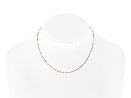 Vintage 1940s Gold Paperclip Chain Necklace