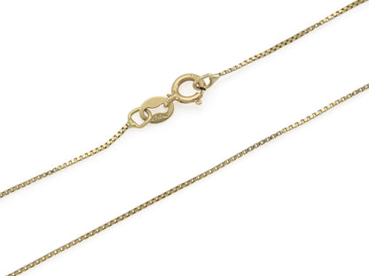 Gold Puff Heart Pendant Necklace