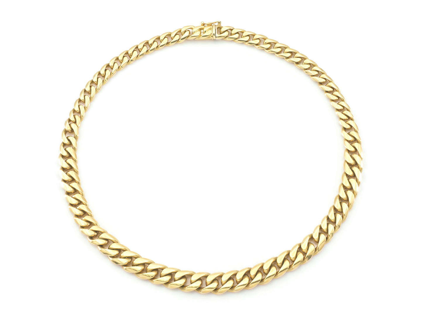 Vintage Tiffany & Co. Graduating Cuban Link Necklace