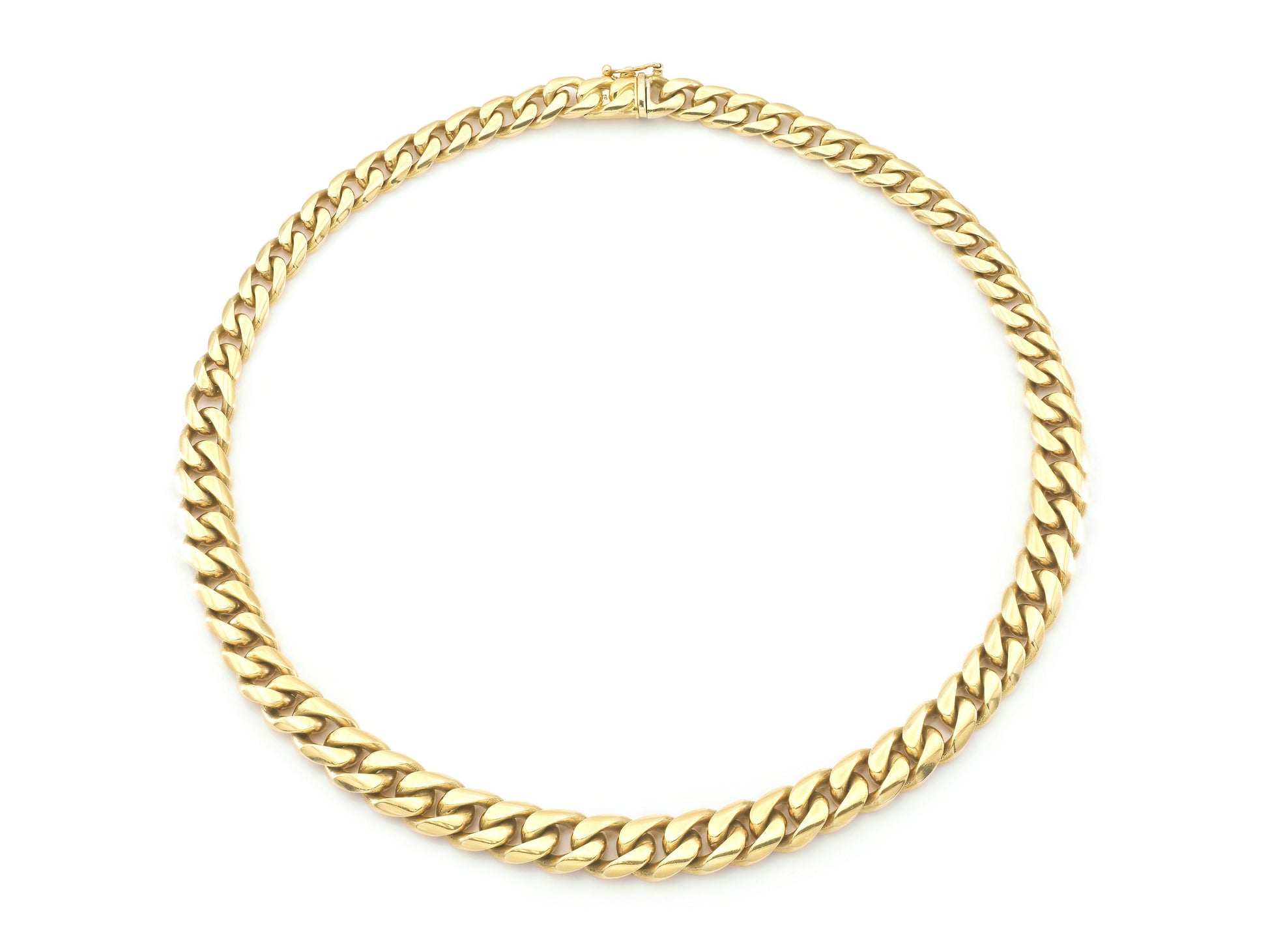 Vintage Tiffany & Co. Graduating Cuban Link Necklace