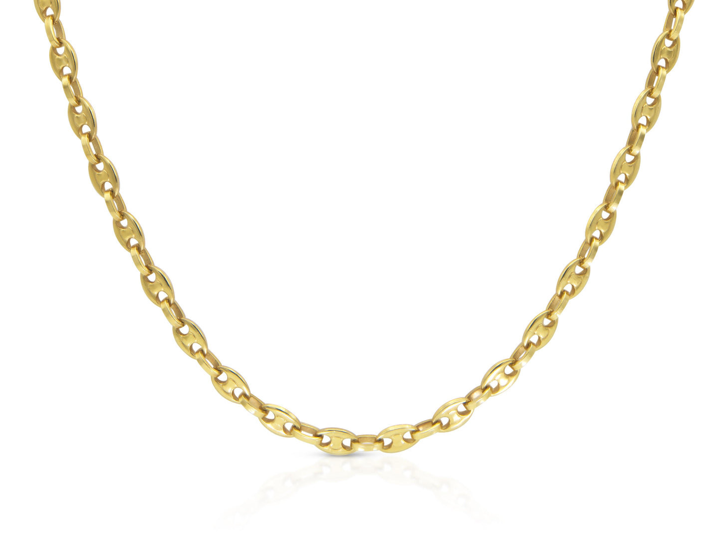 Vintage 1960s Gold Mariner Links Chain Necklace