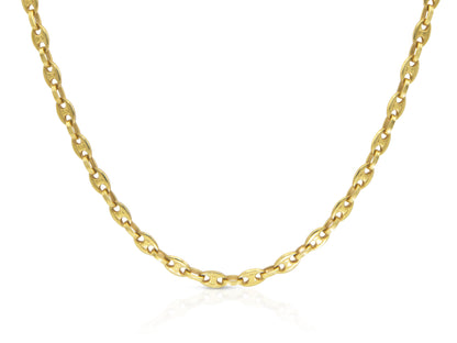 Vintage 1960s Gold Mariner Links Chain Necklace
