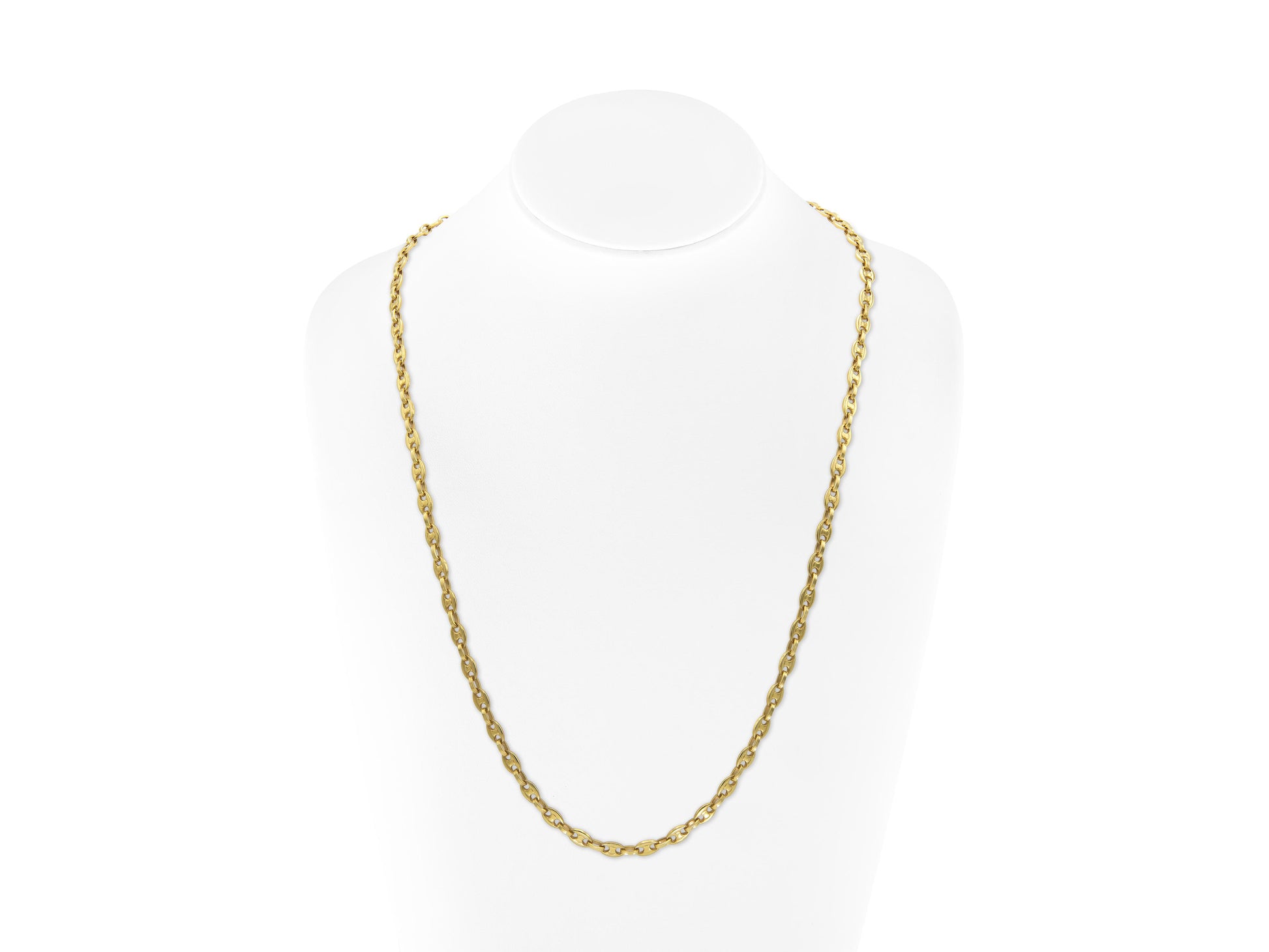 Vintage 1960s Gold Mariner Links Chain Necklace