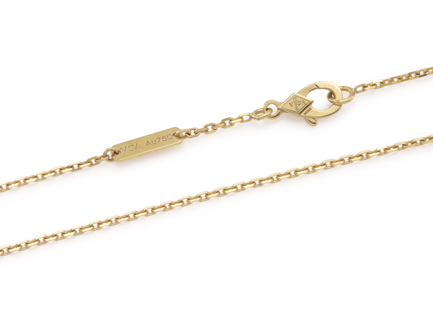 Van Cleef & Arpels Mother of Pearl Vintage Alhambra Pendant Necklace