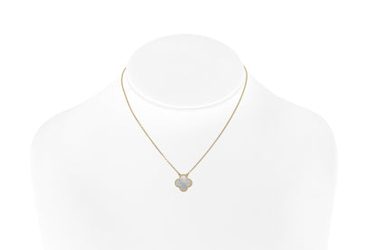 Van Cleef & Arpels Mother of Pearl Vintage Alhambra Pendant Necklace