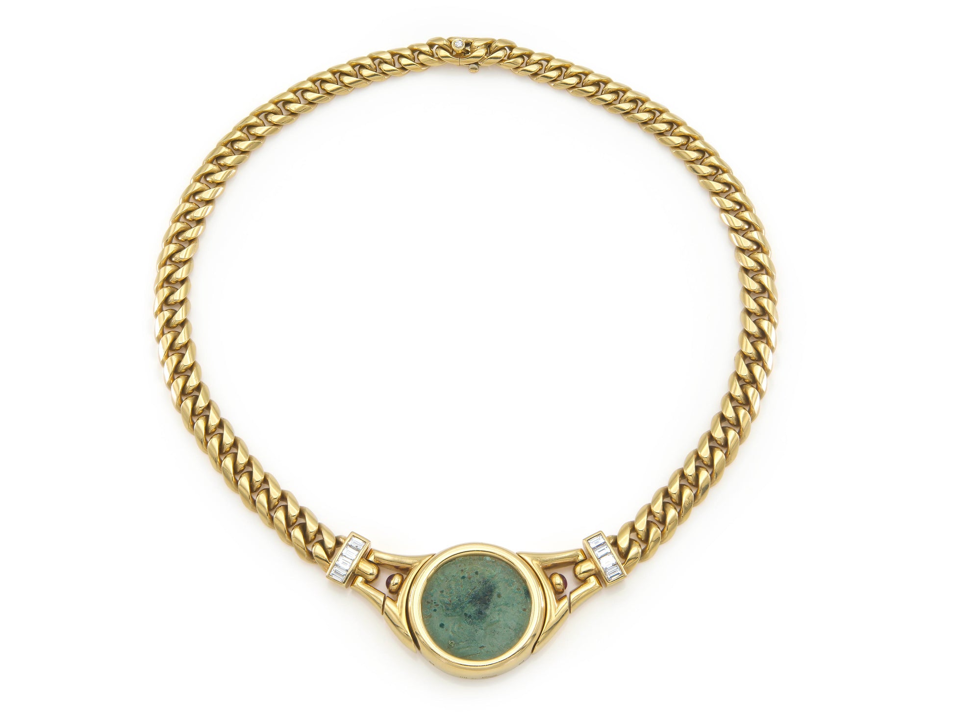 Vintage Bvlgari Monete Roman Coin Necklace