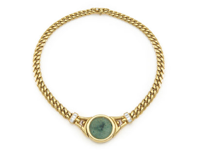 Vintage Bvlgari Monete Roman Coin Necklace