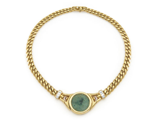 Vintage Bvlgari Monete Roman Coin Necklace