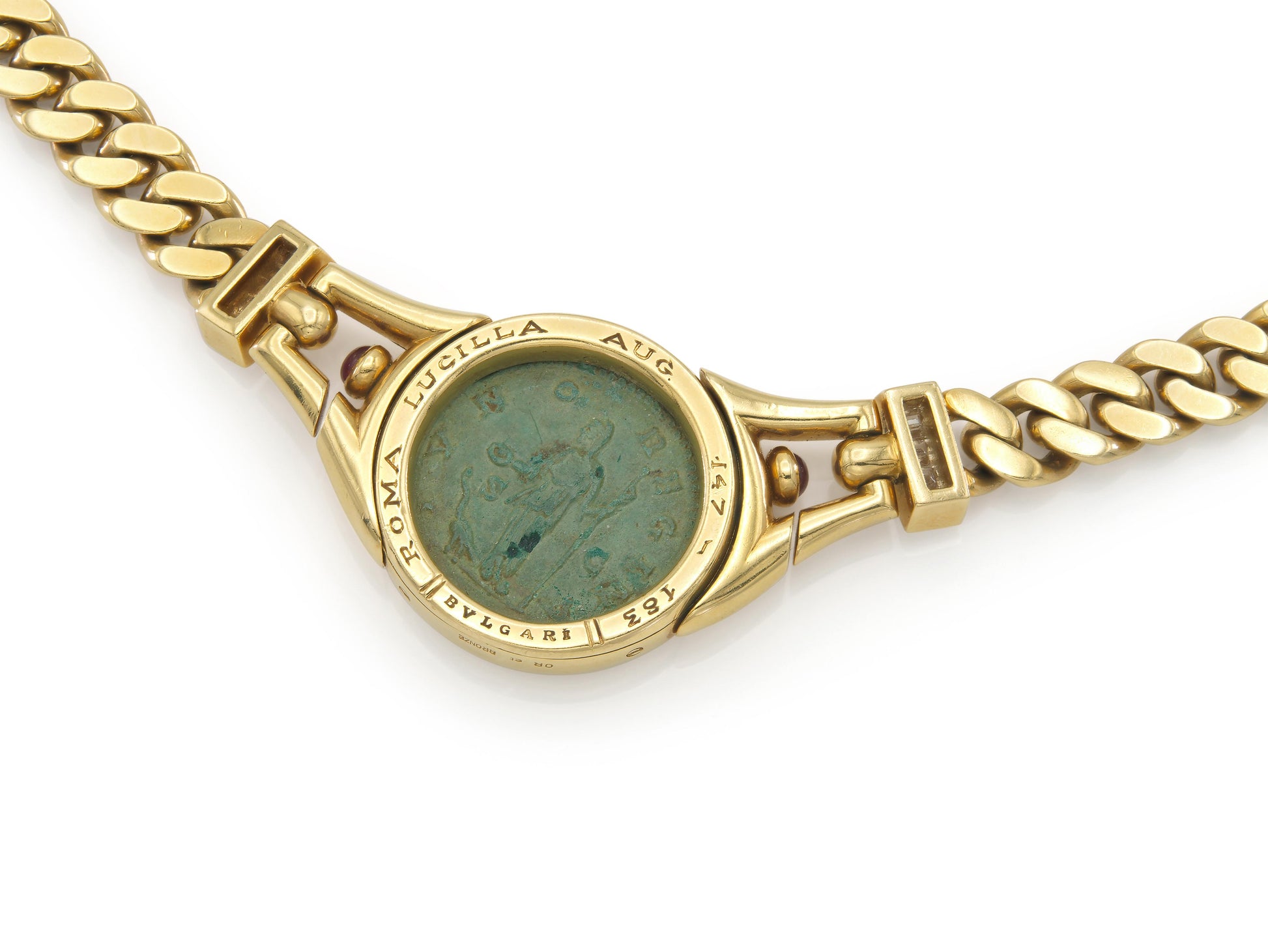 Vintage Bvlgari Monete Roman Coin Necklace