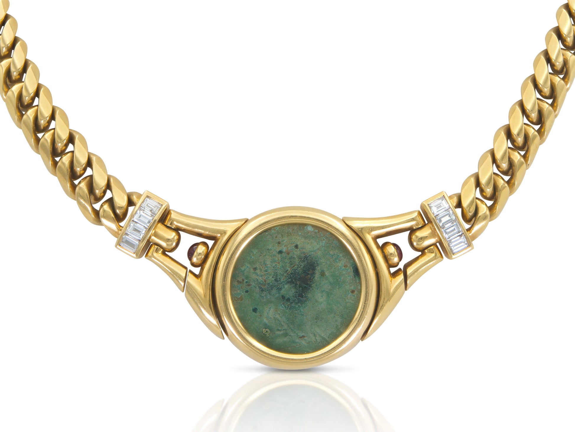 Vintage Bvlgari Monete Roman Coin Necklace