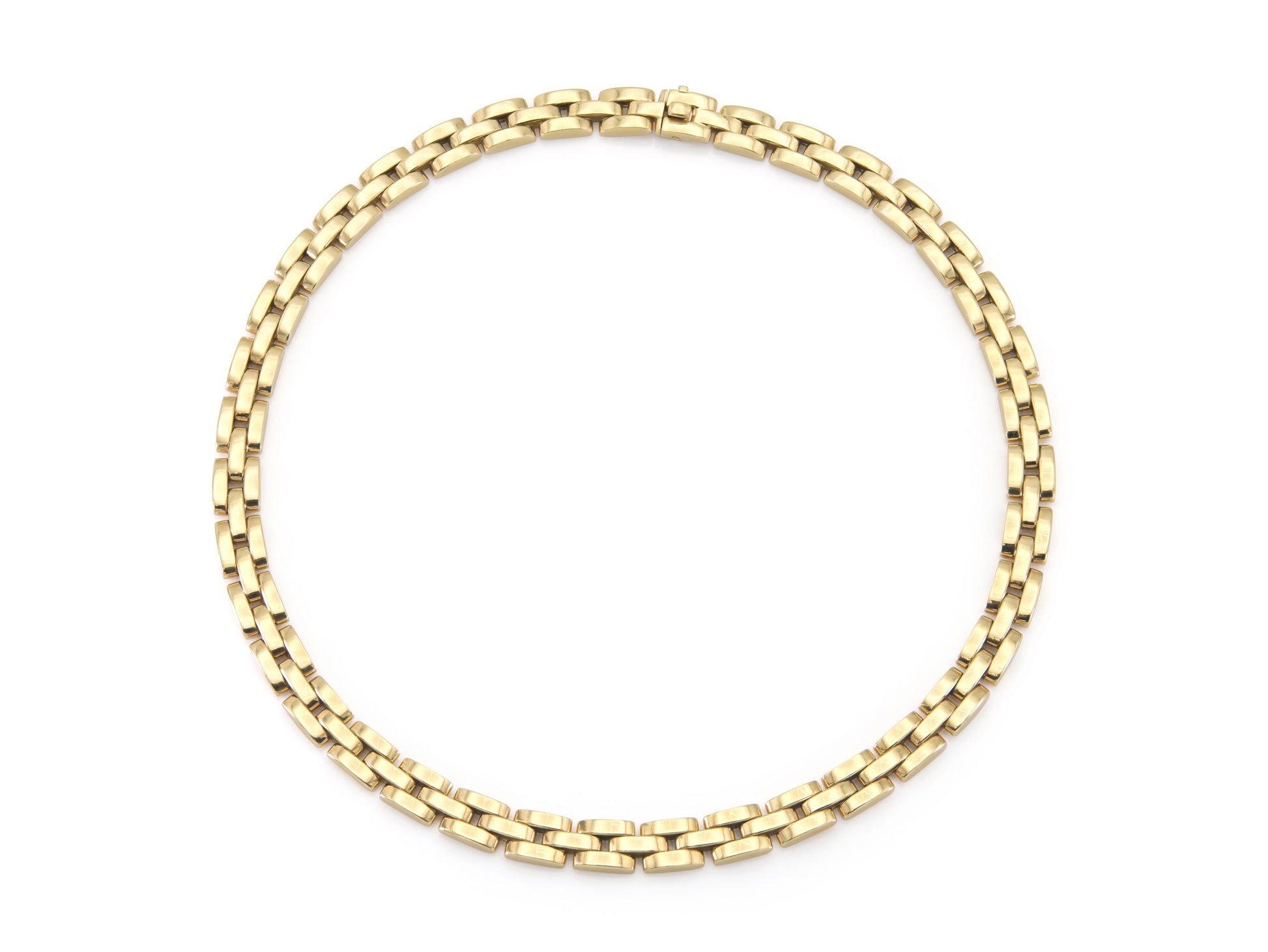 Vintage 1990s Cartier Maillon Panthere Necklace
