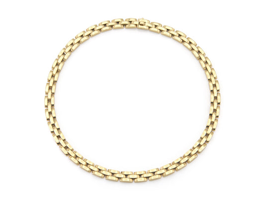 Vintage 1990s Cartier Maillon Panthere Necklace