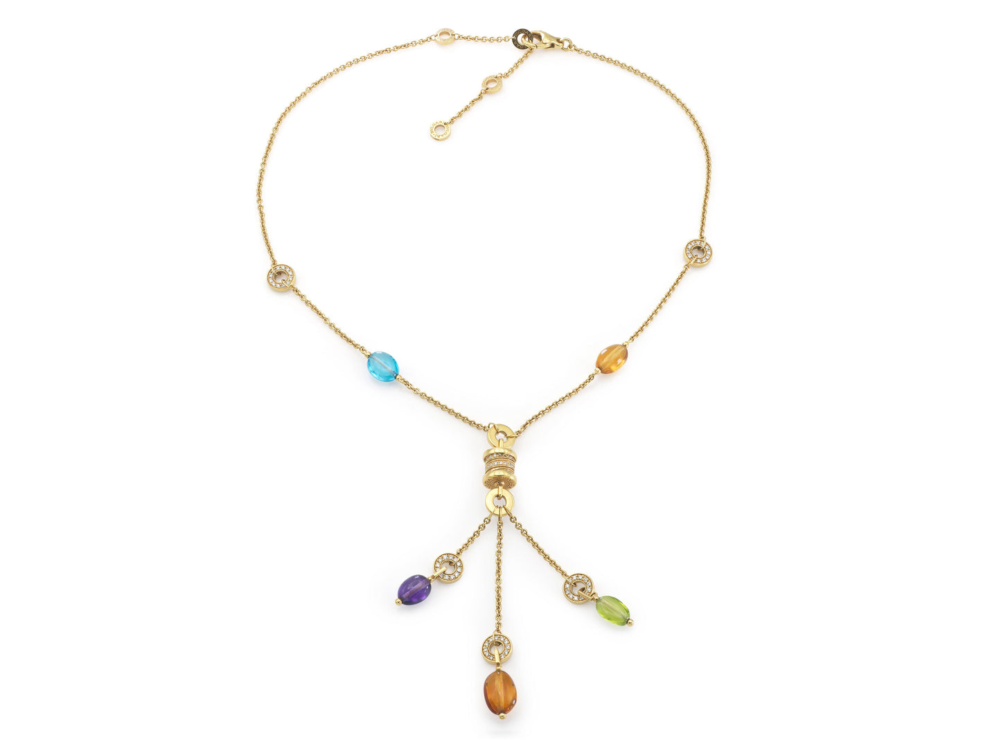 Bvlgari B.Zero1 Multi-Gem Lavalier Necklace