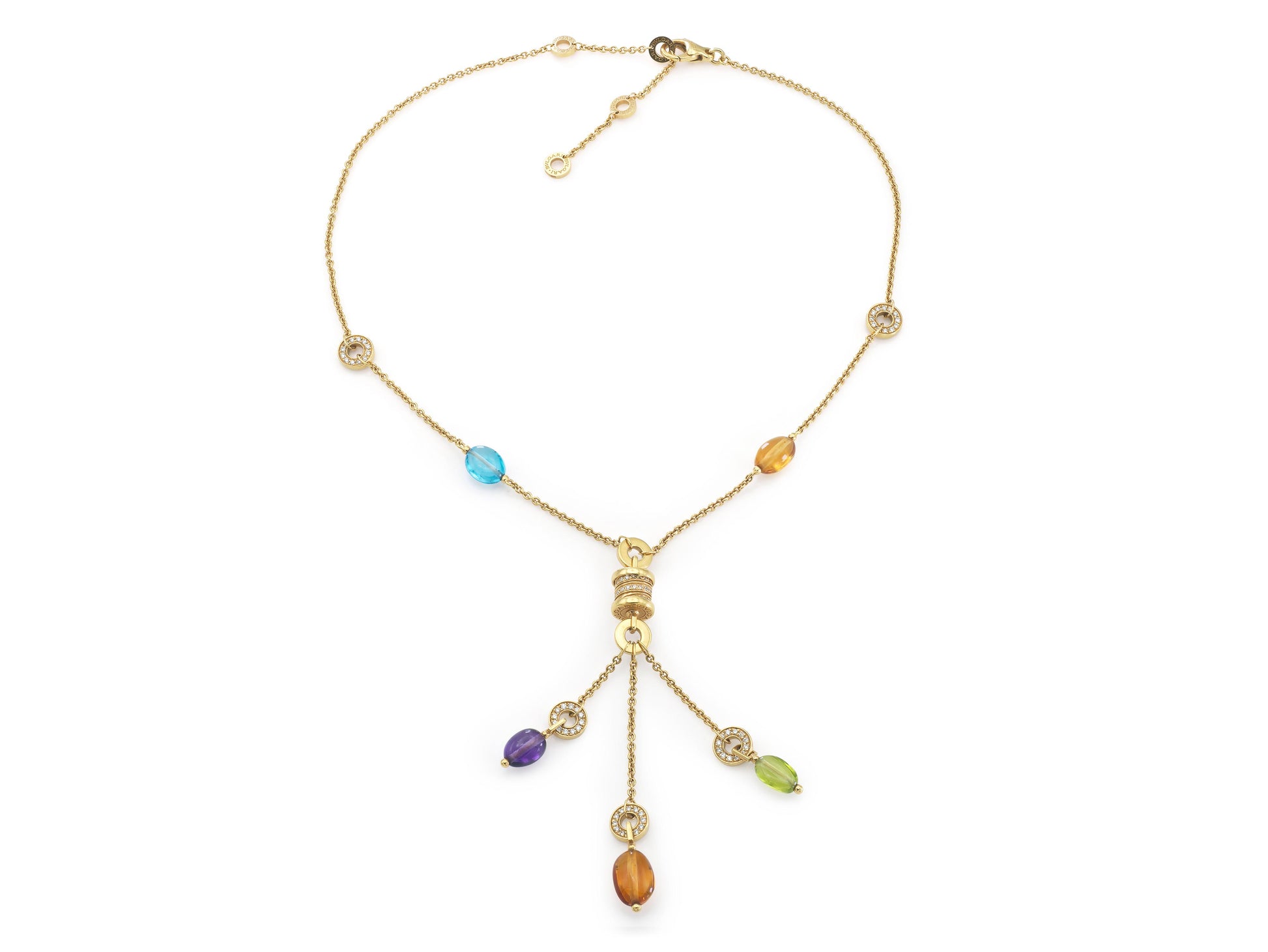 Bvlgari B.Zero1 Multi-Gem Lavalier Necklace