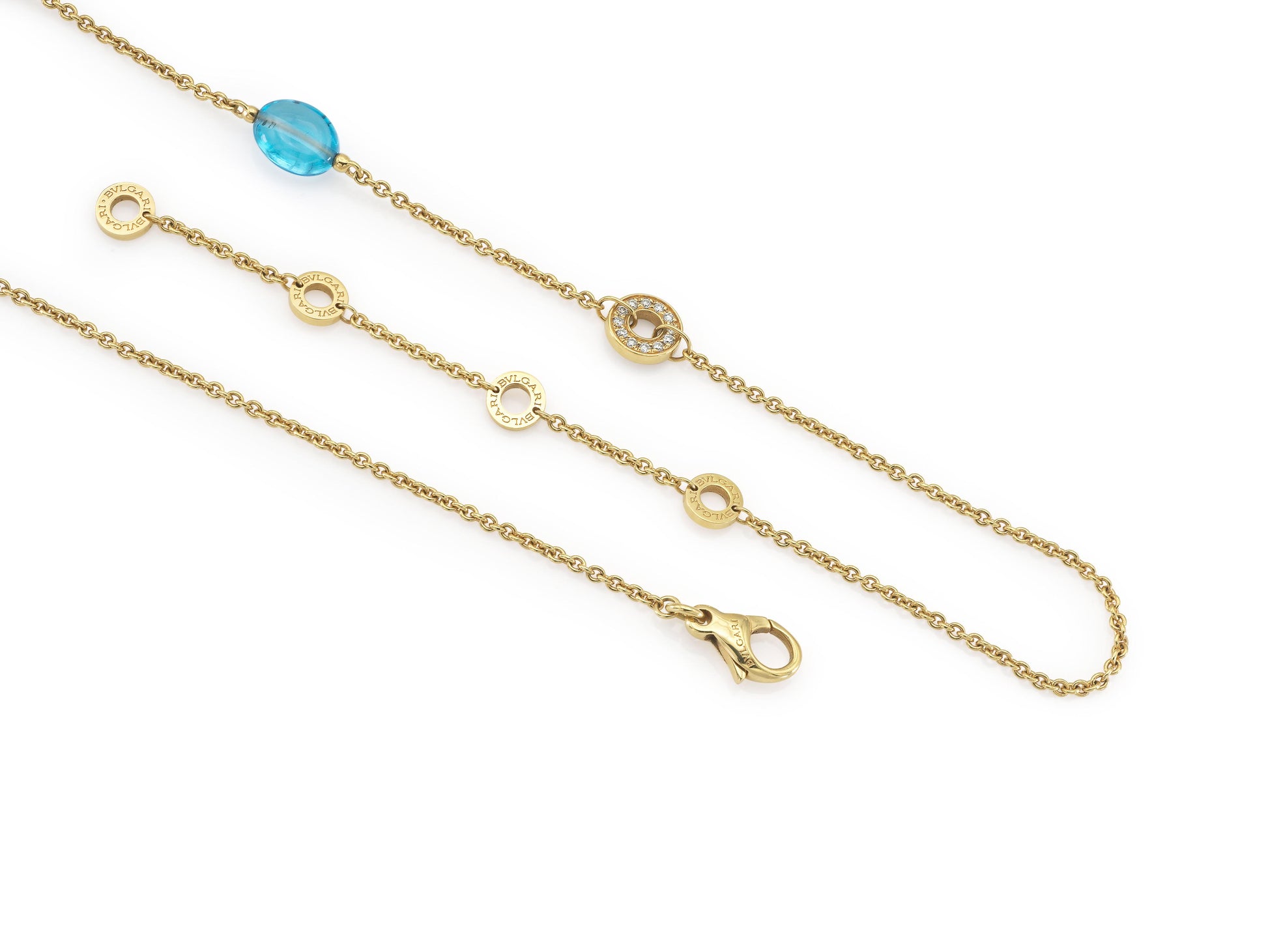 Bvlgari B.Zero1 Multi-Gem Lavalier Necklace