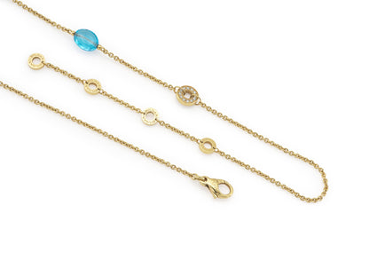 Bvlgari B.Zero1 Multi-Gem Lavalier Necklace