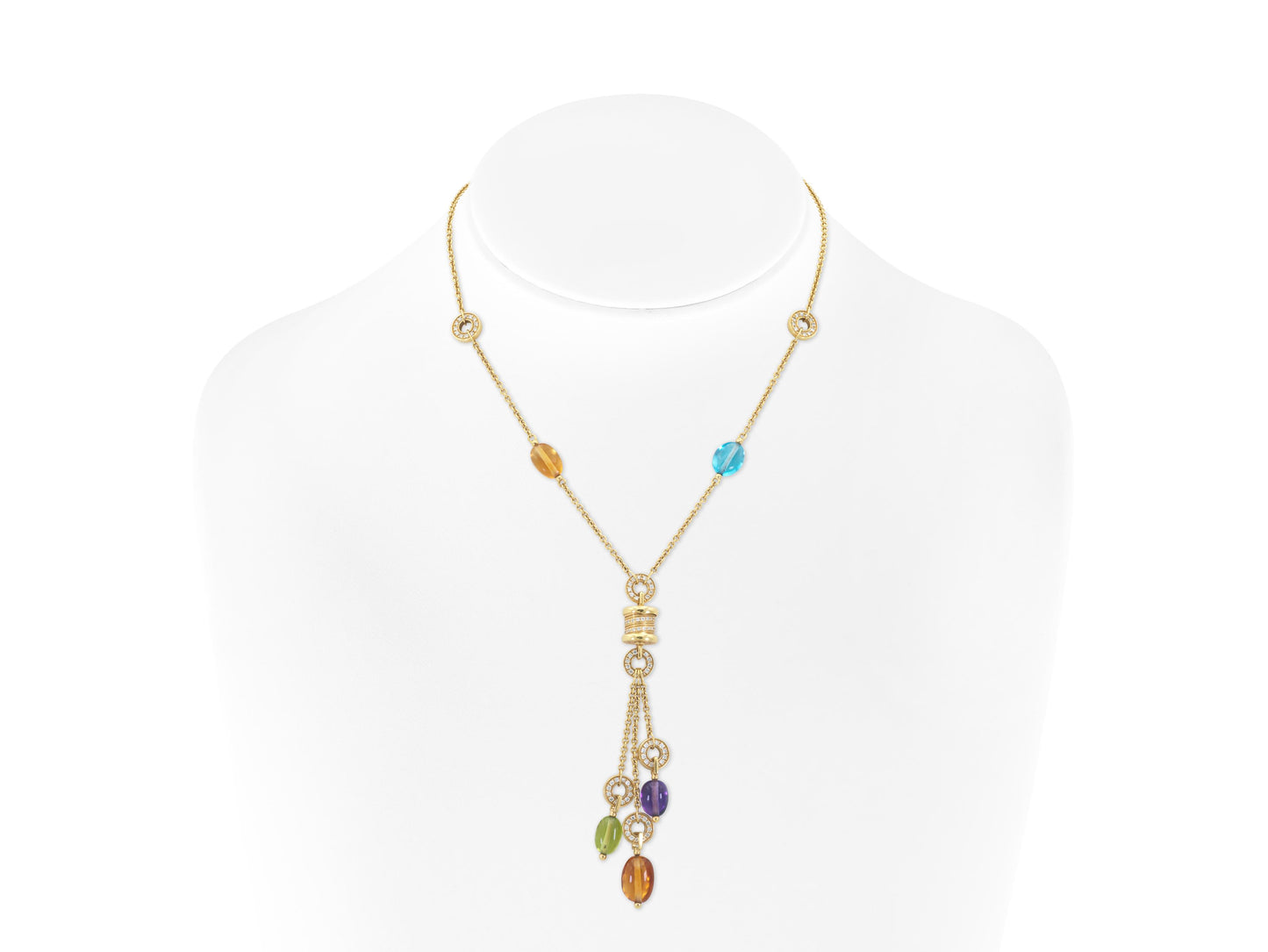 Bvlgari B.Zero1 Multi-Gem Lavalier Necklace