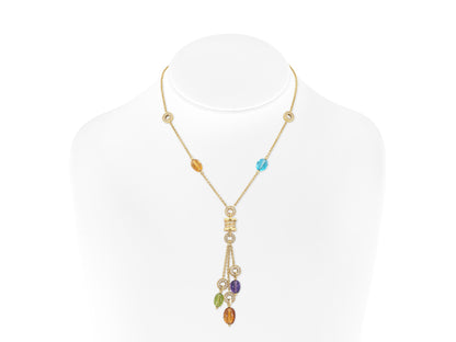 Bvlgari B.Zero1 Multi-Gem Lavalier Necklace