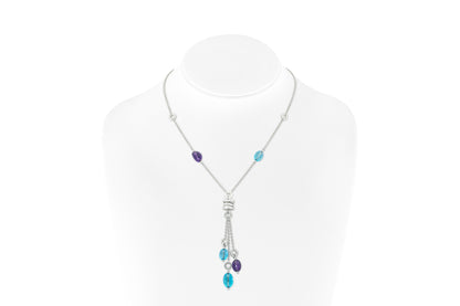 Bvlgari B.Zero1 Multi-Gem Lavalier Necklace
