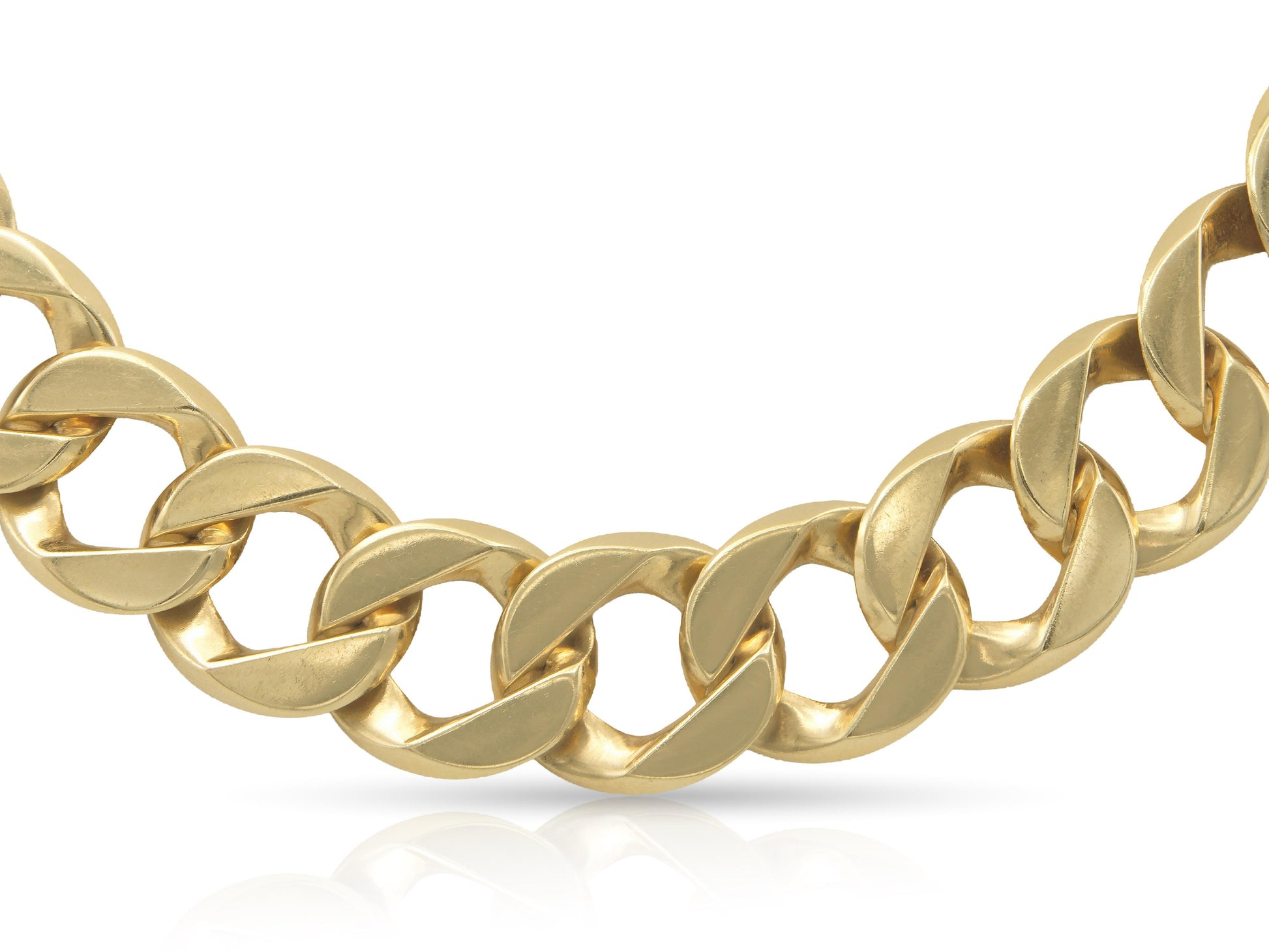 Verdura Curb Link Necklace