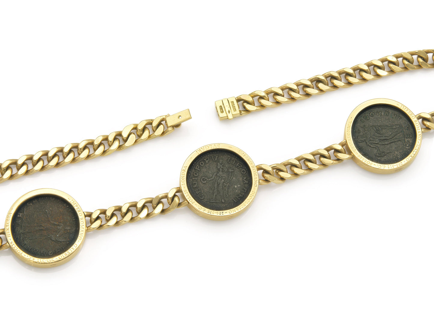 Vintage 1980s Bvlgari Monete Roman Coins Necklace