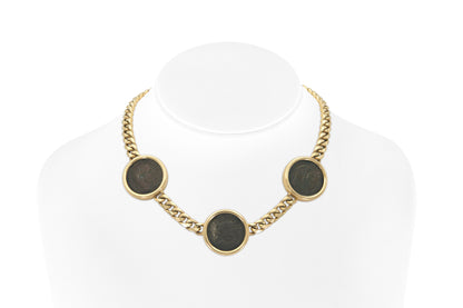 Vintage 1980s Bvlgari Monete Roman Coins Necklace
