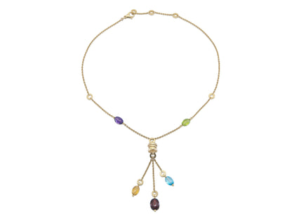 Bvlgari B.Zero1 Multi-Gem Lavalier Necklace