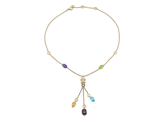 Bvlgari B.Zero1 Multi-Gem Lavalier Necklace