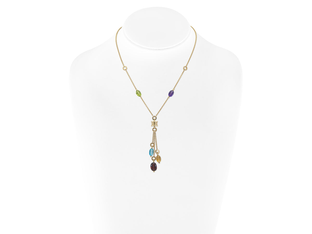 Bvlgari B.Zero1 Multi-Gem Lavalier Necklace