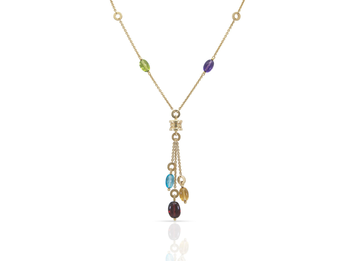 Bvlgari B.Zero1 Multi-Gem Lavalier Necklace