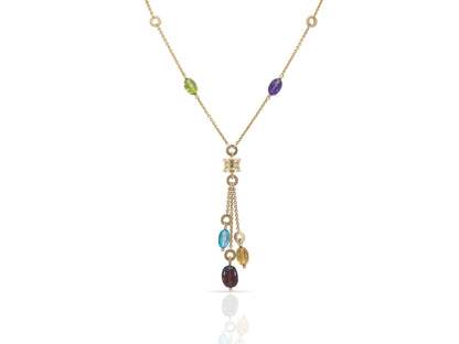Bvlgari B.Zero1 Multi-Gem Lavalier Necklace