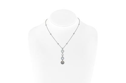 Cartier Himalia Pearl and Diamond Drop Pendant Necklace