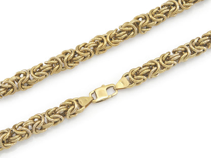 Vintage 1980s Gold Byzantine Chain