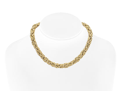 Vintage 1980s Gold Byzantine Chain