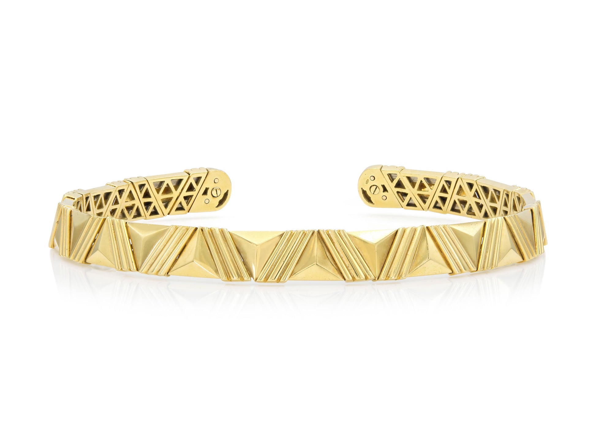 Vintage 1980s Gold Chocker Necklace, Bracelet & Earrings Set