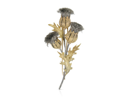 Vintage 1960s Mario Buccellati Thistle Brooch