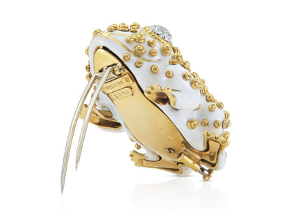 David Webb Frog Brooch