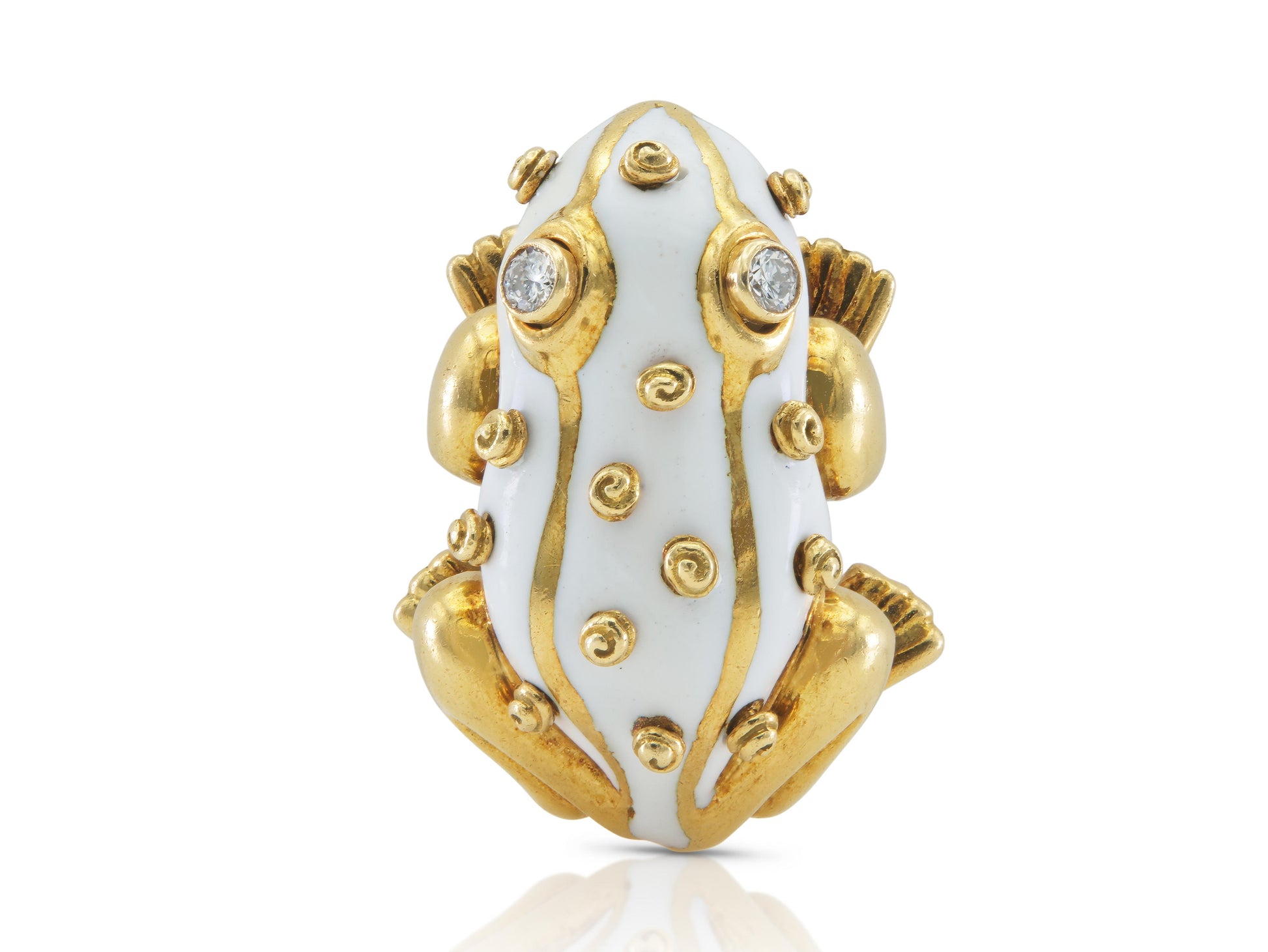 David Webb Frog Brooch