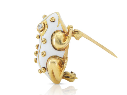 David Webb Frog Brooch