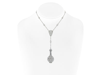 Antique Edwardian 1910s Diamond Lorgnette