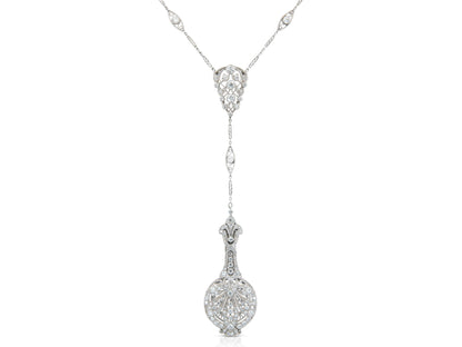 Antique Edwardian 1910s Diamond Lorgnette
