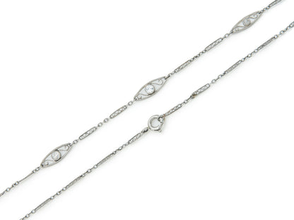 Antique Edwardian 1910s Diamond Lorgnette