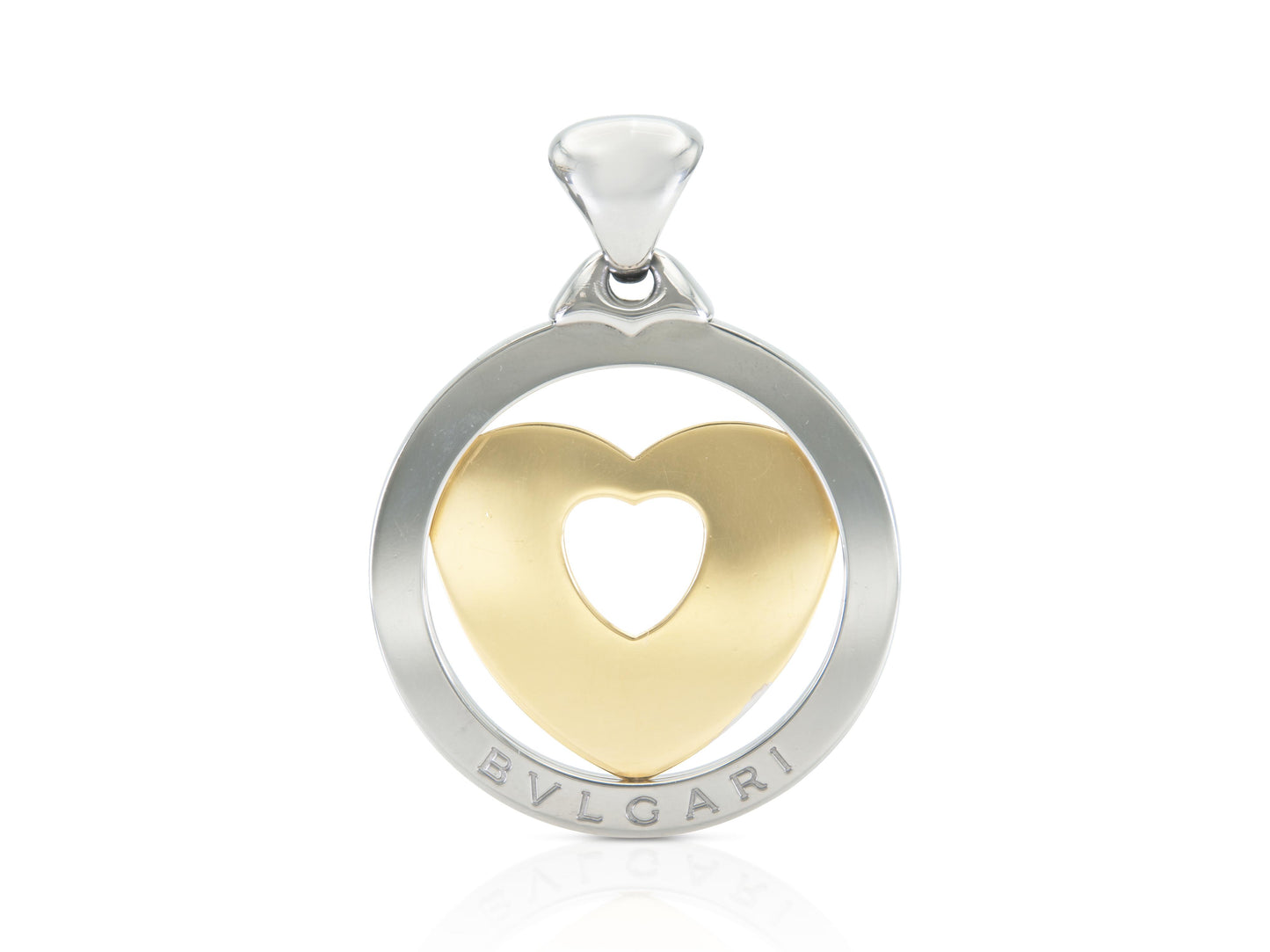 Vintage 1990s Bvlgari Tondo Heart Pendant