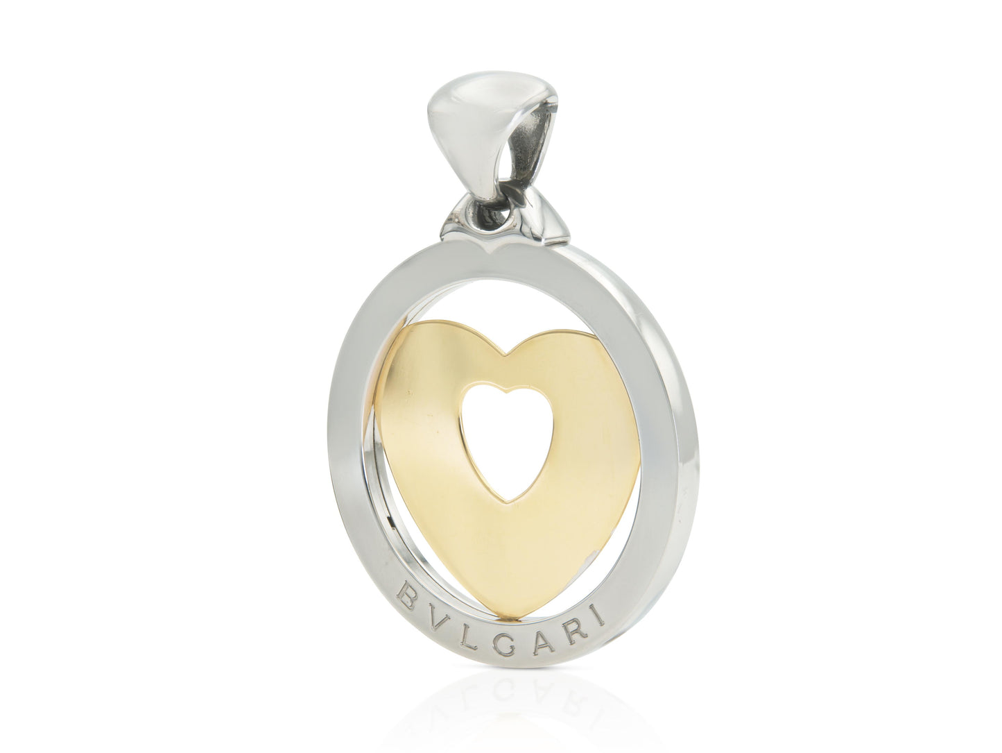 Vintage 1990s Bvlgari Tondo Heart Pendant