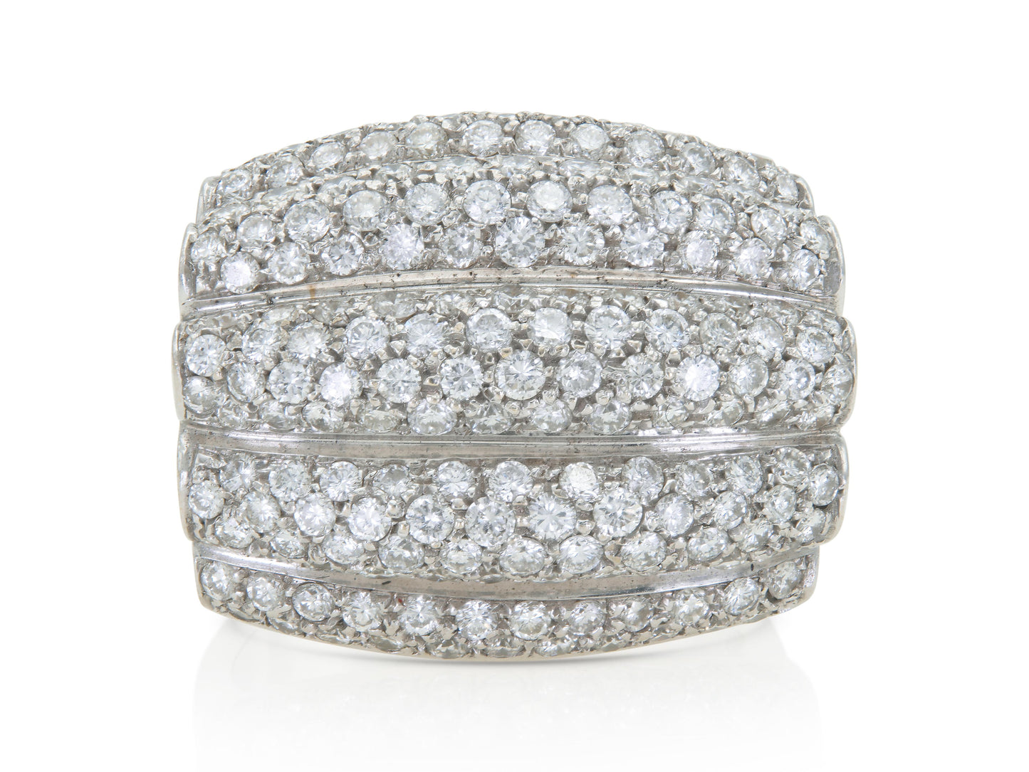 2.85 Carat Diamond Shrimp Ring