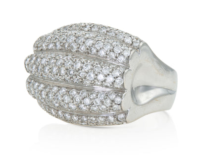 2.85 Carat Diamond Shrimp Ring