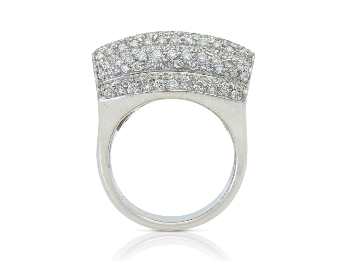 2.85 Carat Diamond Shrimp Ring