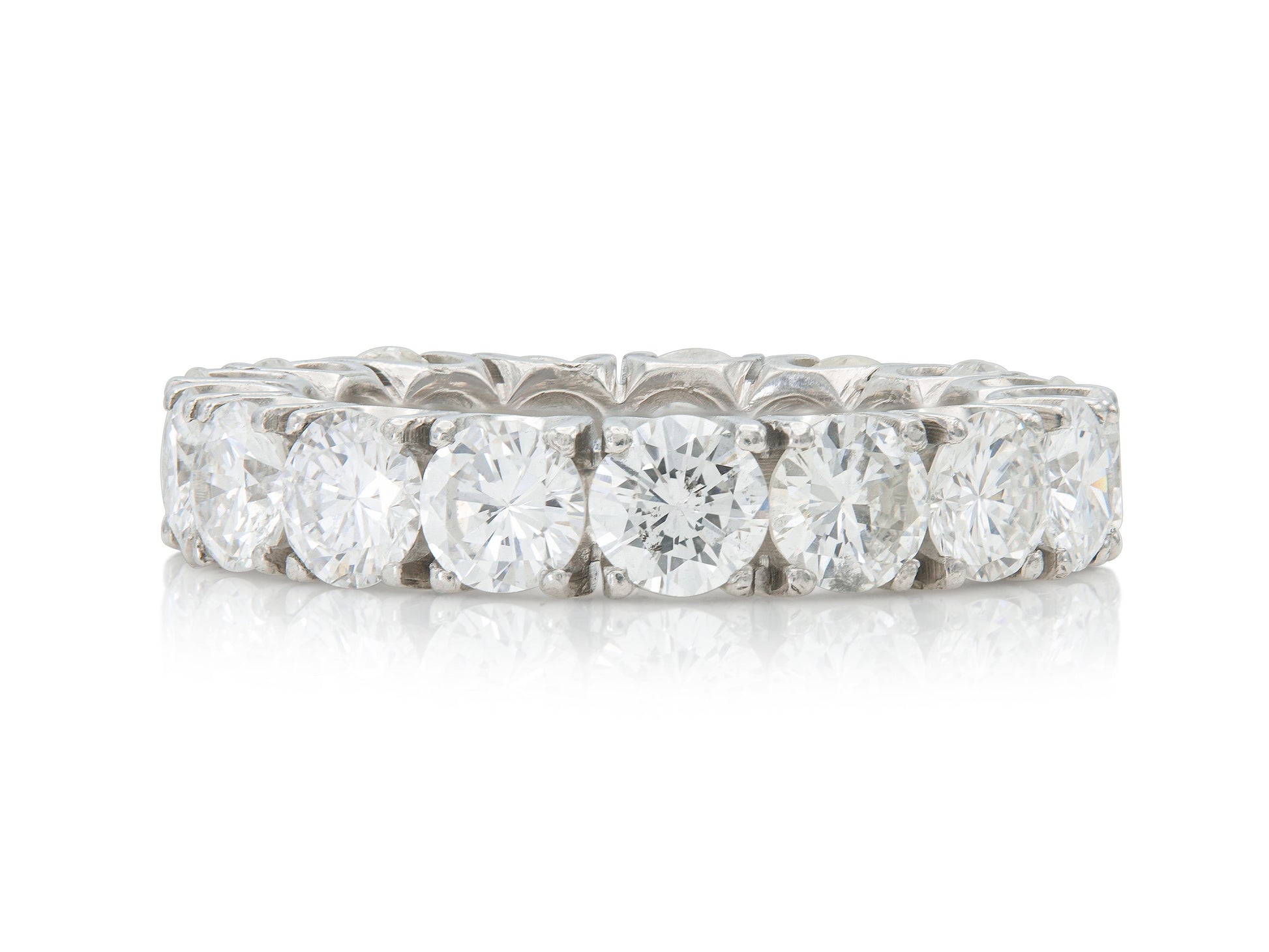 6.00 Carat Round Brilliant Cut Diamond Eternity Band