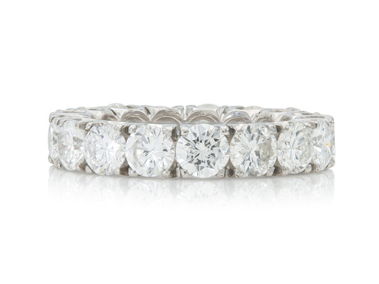 6.00 Carat Round Brilliant Cut Diamond Eternity Band